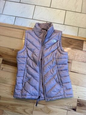 The North Face Lavender Quilted Down Vest